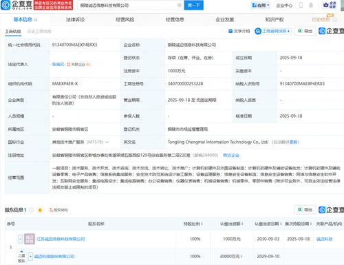 誠邁科技成立信息科技公司，拓展互聯網安全與信息系統集成服務
